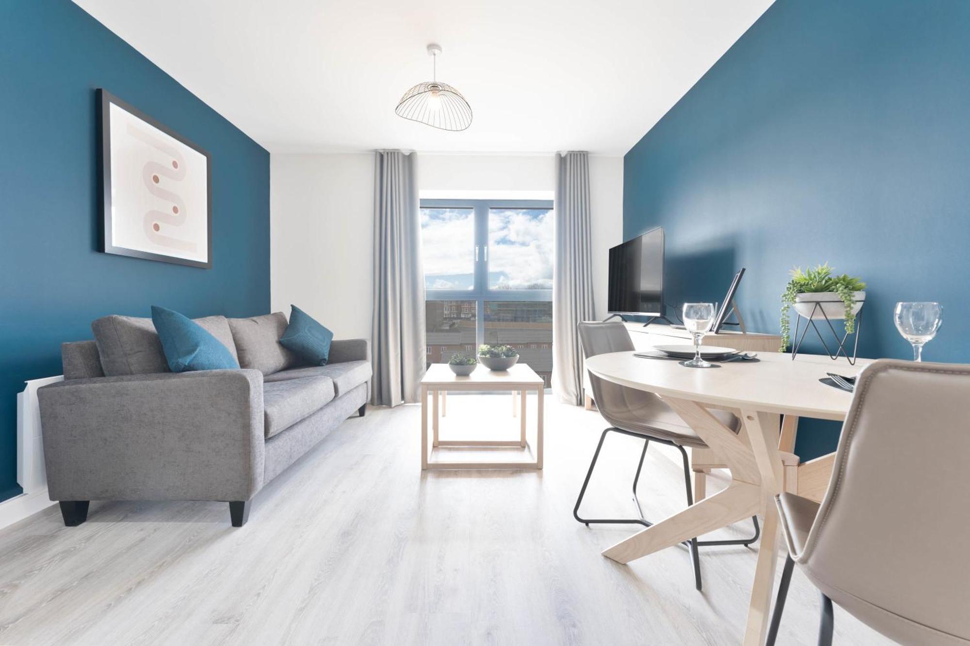 Stayzeni, Hardwick House Derby Bright 1 Bed Flat Exterior foto
